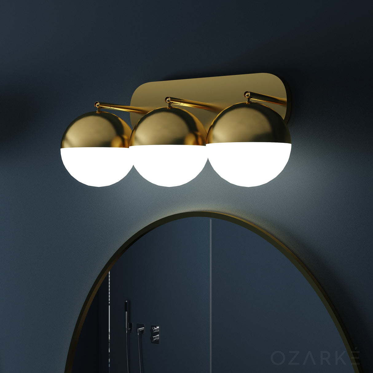 Terra Golden Sconce from Ozarké