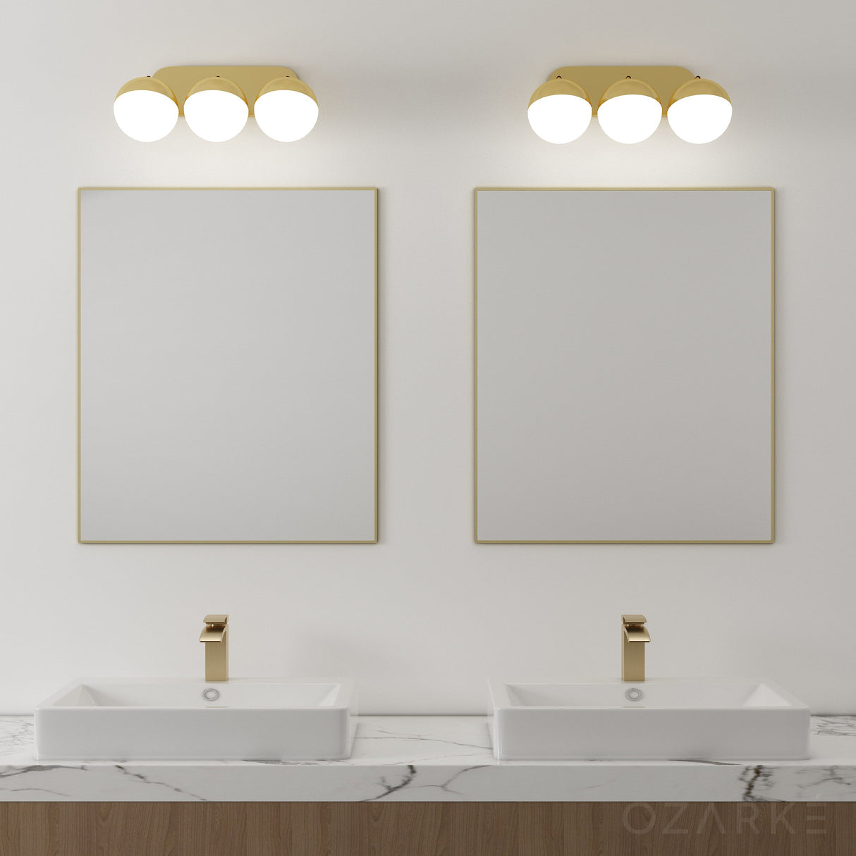 Terra Golden Sconce from Ozarké