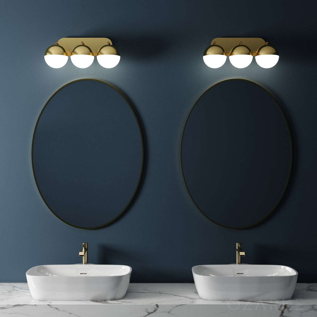 Terra Golden Sconce from Ozarké