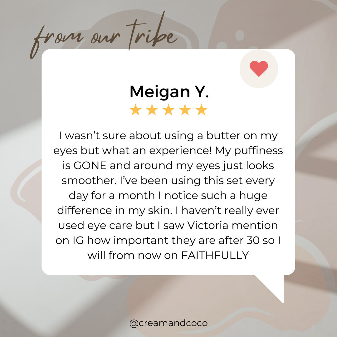 Golden Milk Radiant Eye Butter from Cream & Coco Skincare
