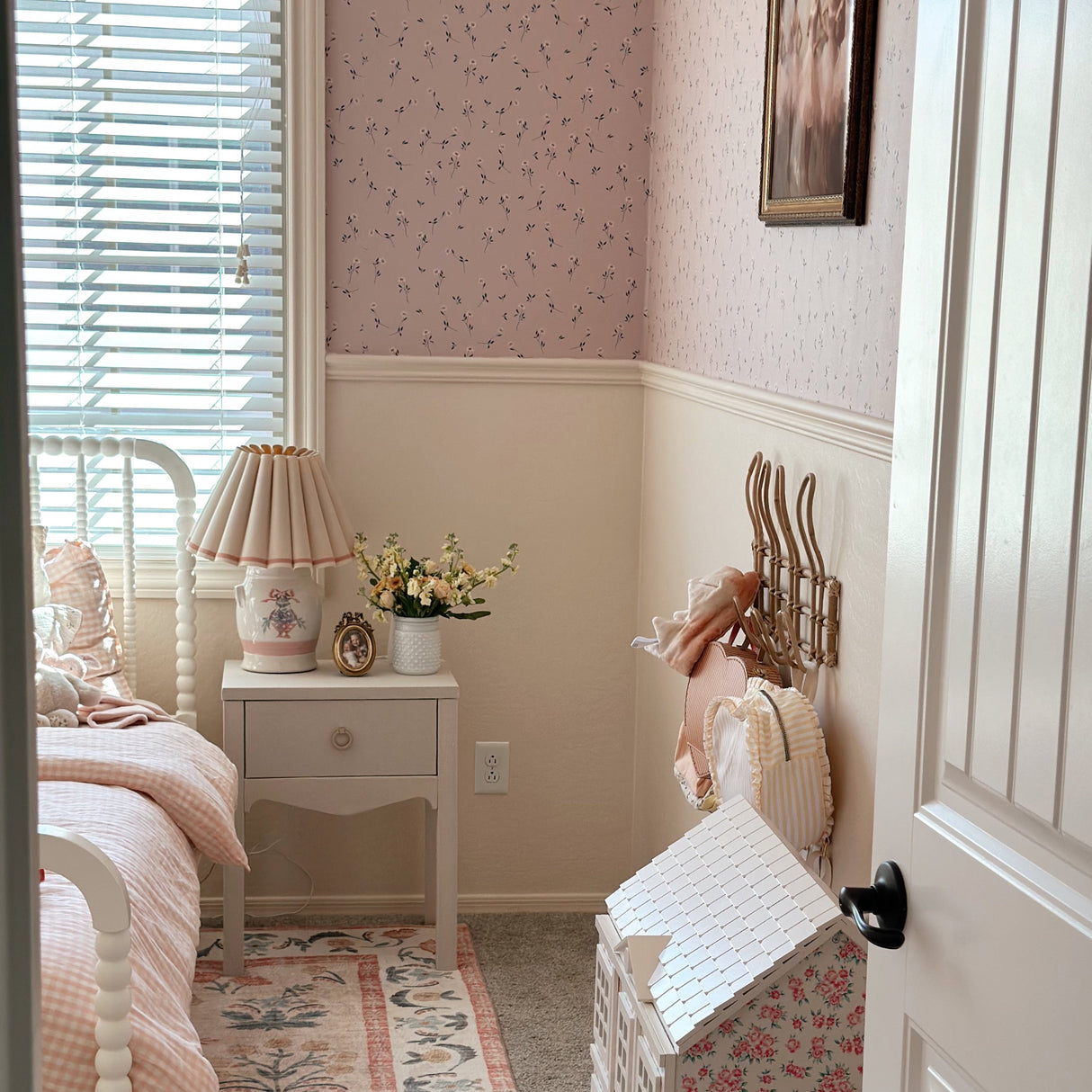Brigitta Wallpaper by Emily Cooper Art from Loomwell Home Goods