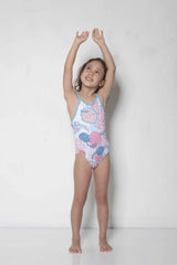 Ayla Full Piece Suit - Coral from Manymoons