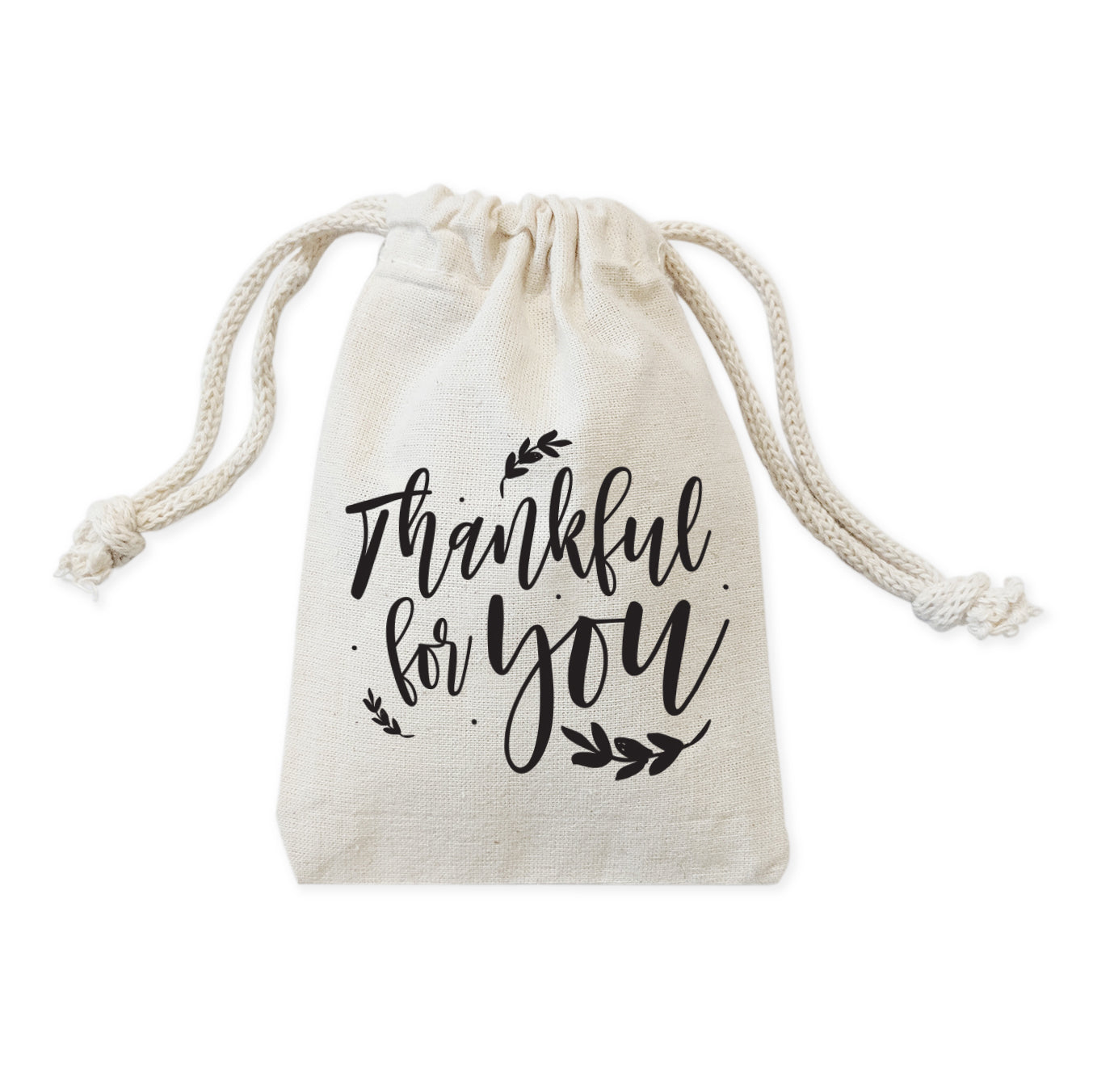 Thankful for You Thanksgiving Favor Bags, 6-Pack from The Cotton & Canvas Co.