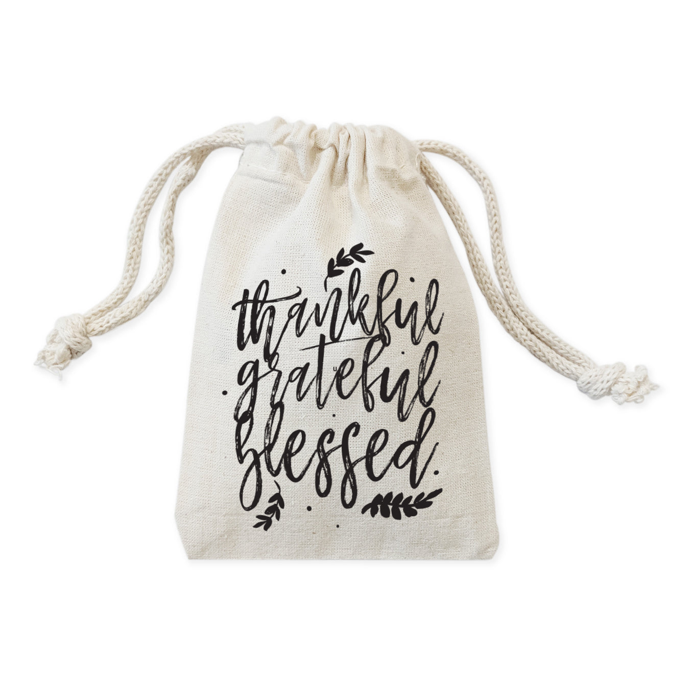Thankful, Grateful, Blessed Thanksgiving Favor Bags, 6-Pack from The Cotton & Canvas Co.