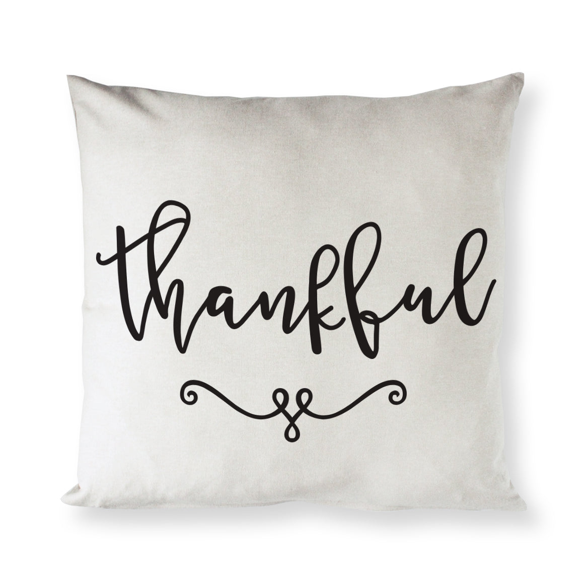 Thankful Pillow Cover from The Cotton & Canvas Co.