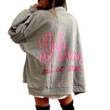 'THATS LIFE' PAINTED SWEATER from Wren + Glory