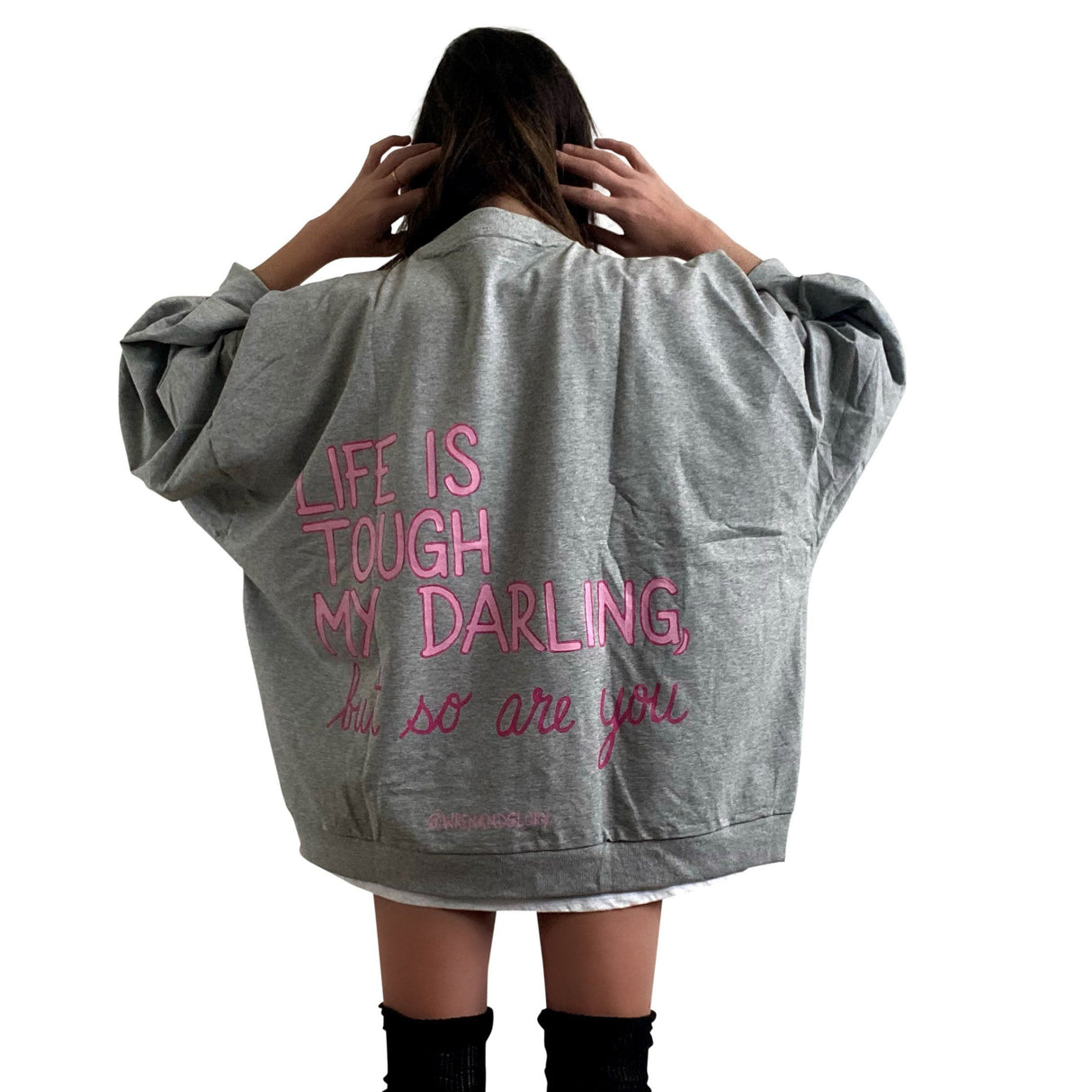 'THATS LIFE' PAINTED SWEATER from Wren + Glory