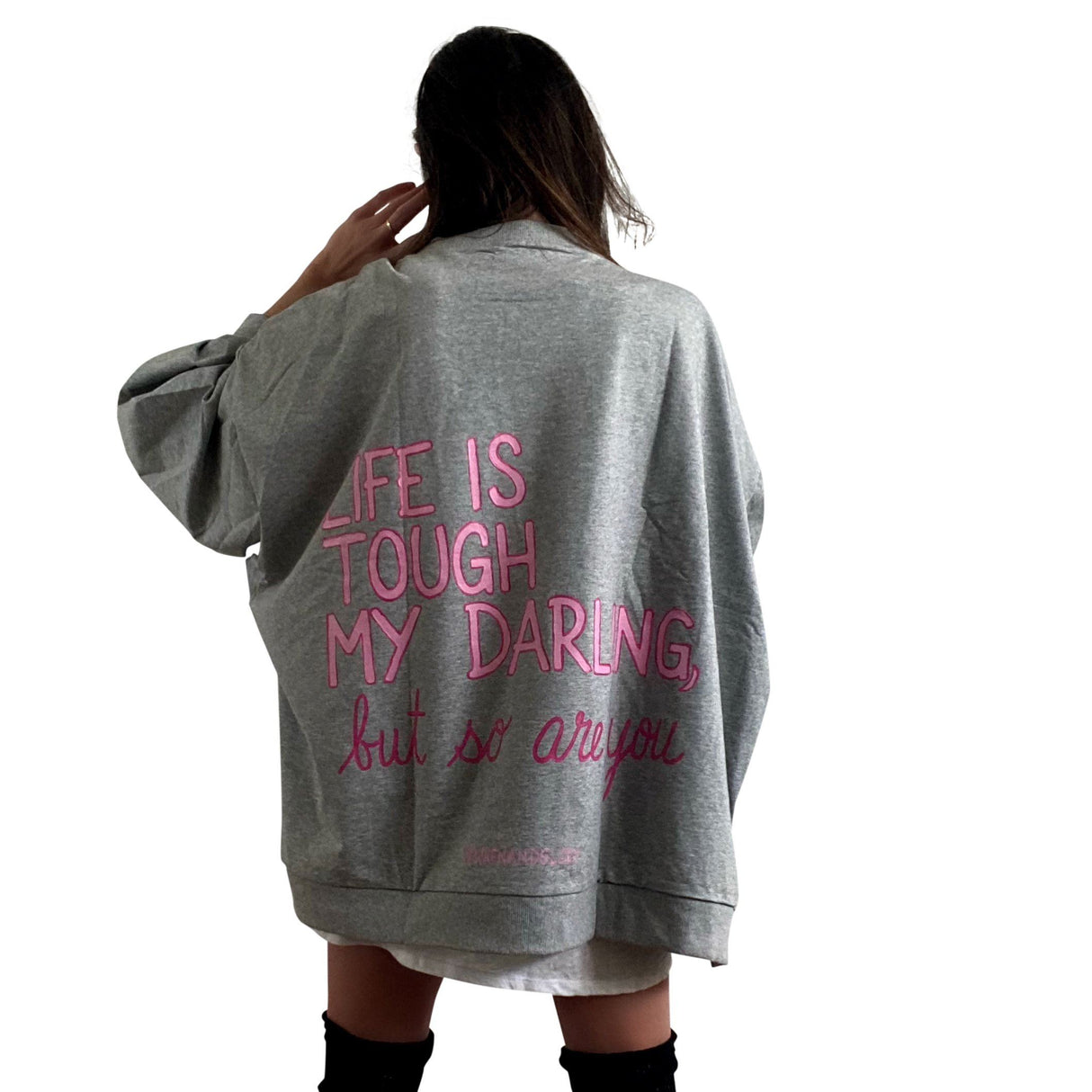'THATS LIFE' PAINTED SWEATER from Wren + Glory