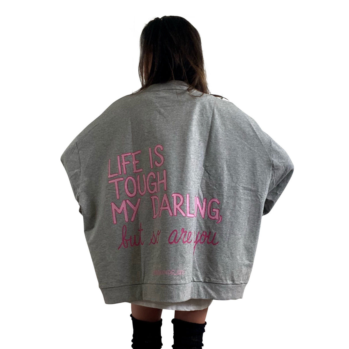 'THATS LIFE' PAINTED SWEATER from Wren + Glory