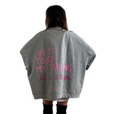 'THATS LIFE' PAINTED SWEATER from Wren + Glory