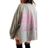 'THATS LIFE' PAINTED SWEATER from Wren + Glory