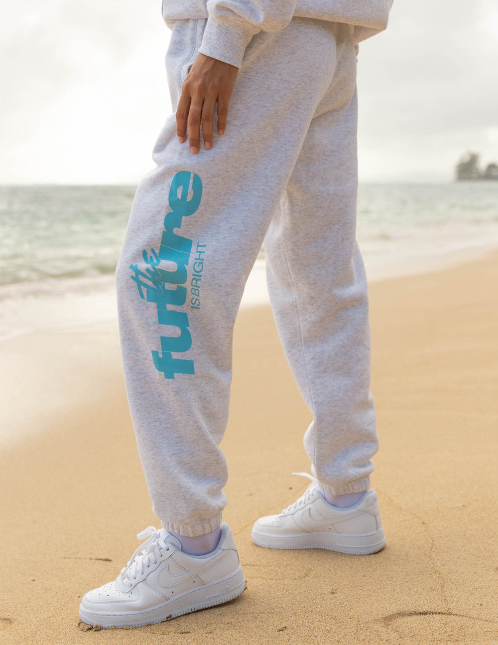 The Future Is Bright Retro Unisex Sweatpant from Elevated Faith