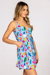 The Birds Of Paradise | Tropical Bird Strappy Dress from Shinesty