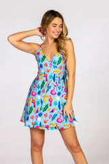 The Birds Of Paradise | Tropical Bird Strappy Dress from Shinesty