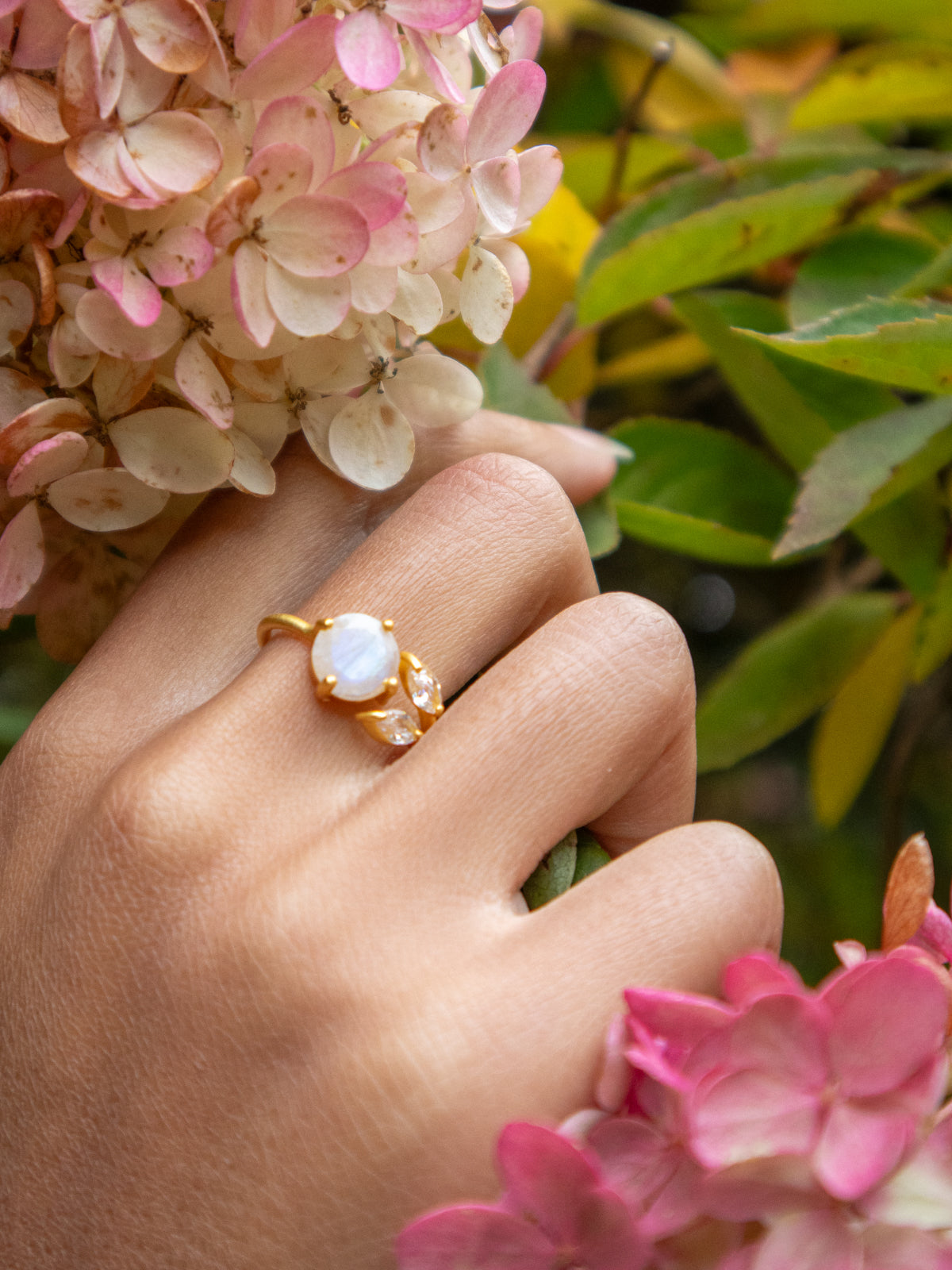 The Bloom Ring - Gold from Ash & Rose