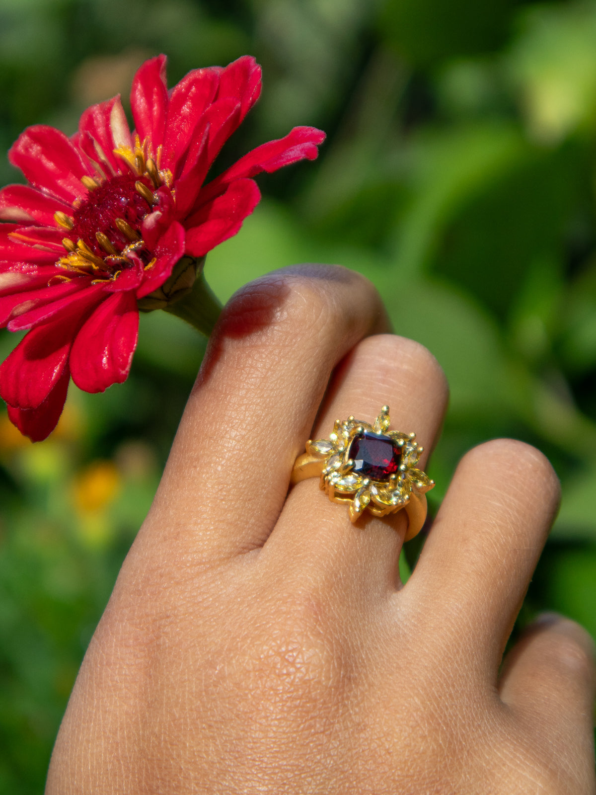 The Full Bloom Ring from Ash & Rose