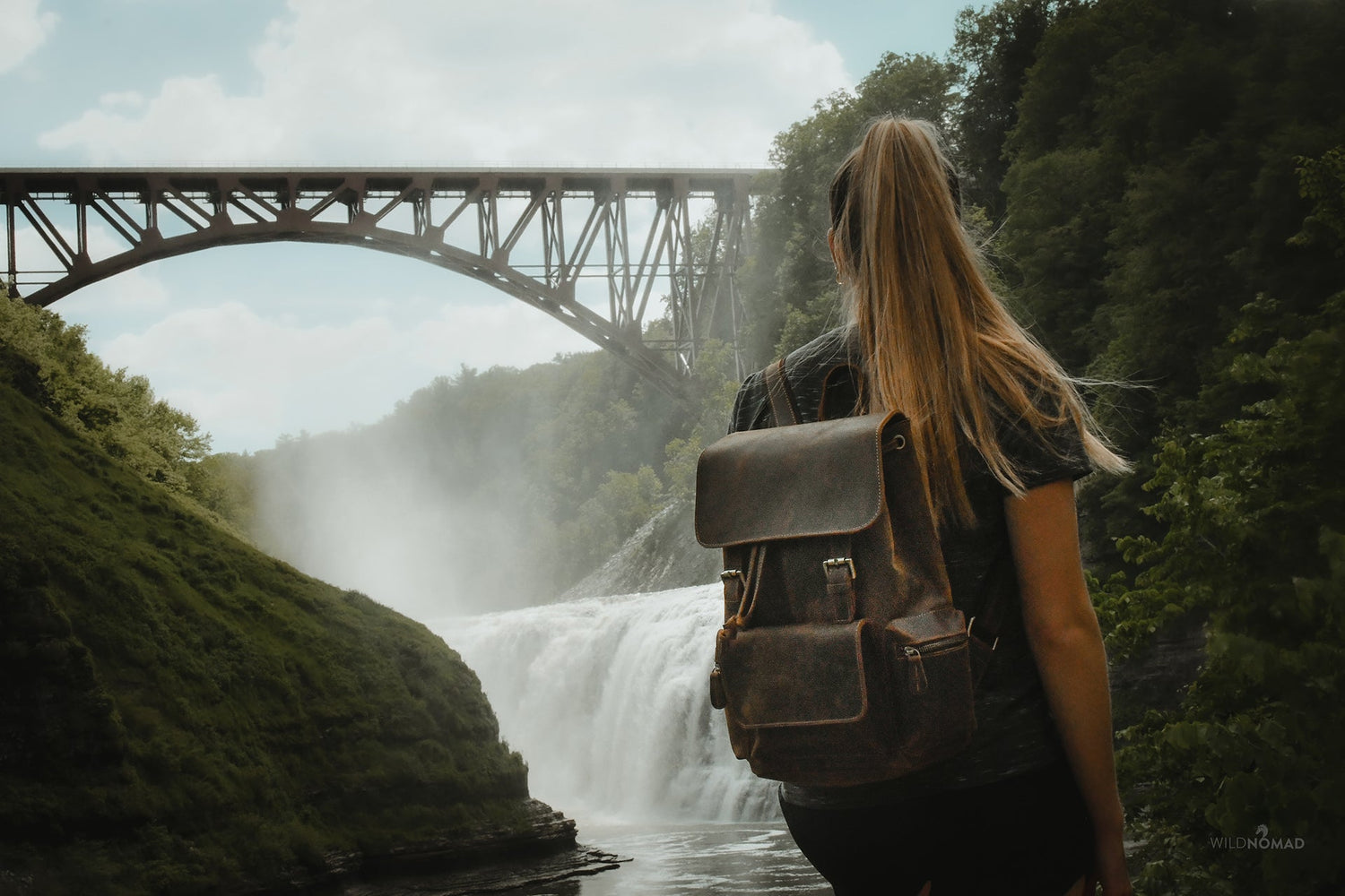 The Hagen Backpack | Vintage Leather Backpack from STEEL HORSE LEATHER