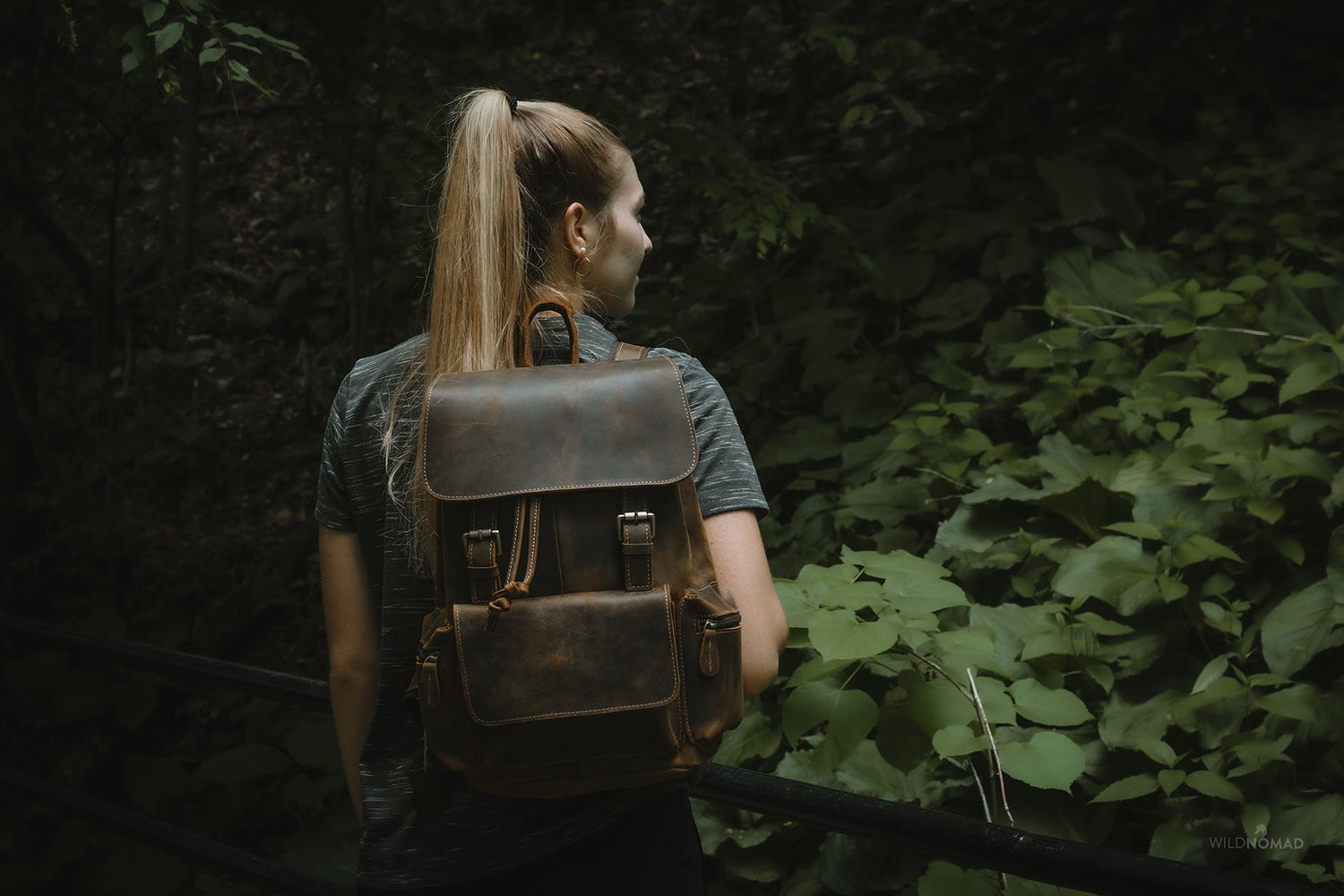 The Hagen Backpack | Vintage Leather Backpack from STEEL HORSE LEATHER