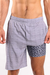 The Junk Trunks | Grey Ball Hammock® 9 Inch Athletic Shorts from Shinesty