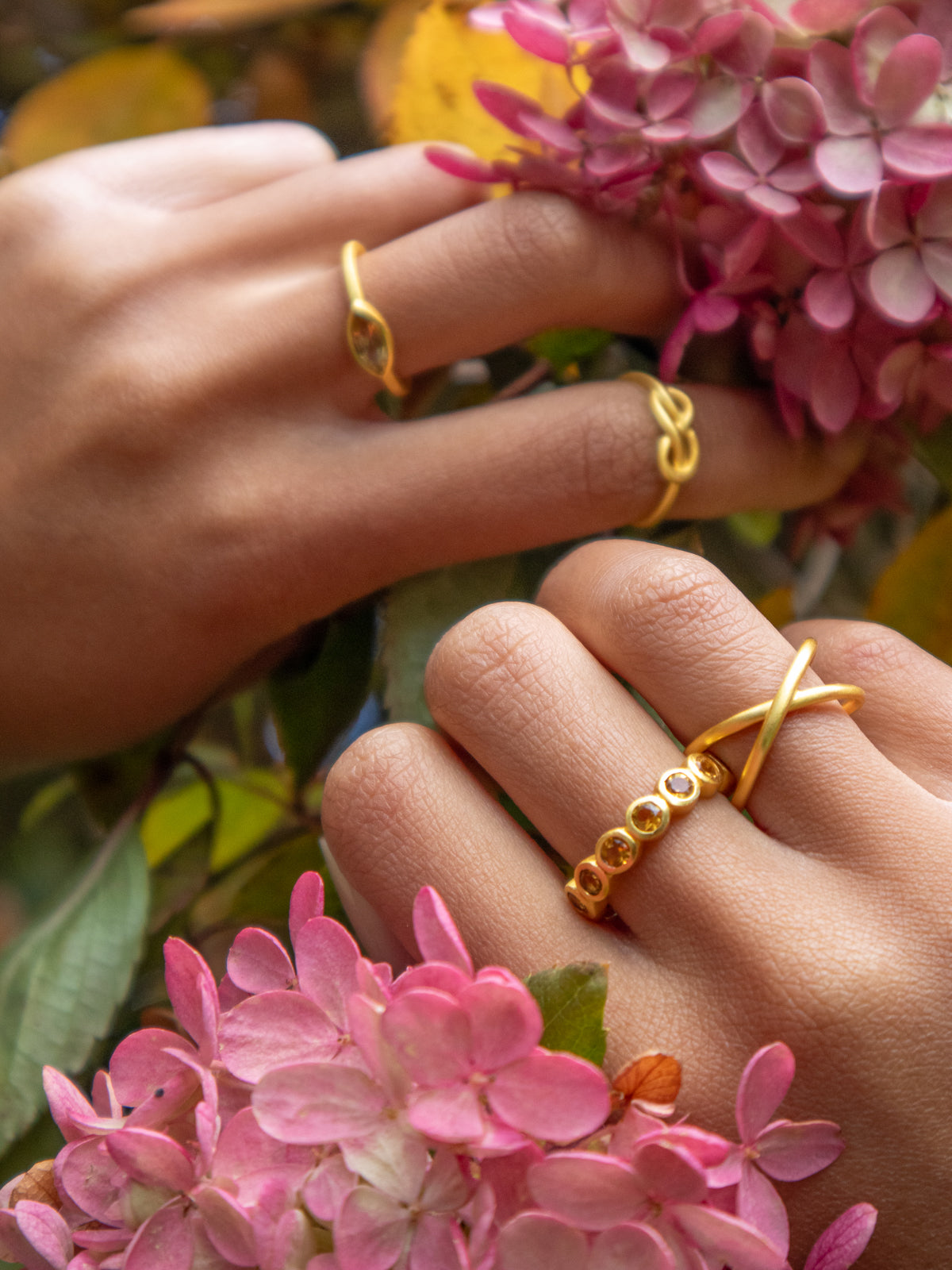 Infinity Knot Ring from Ash & Rose