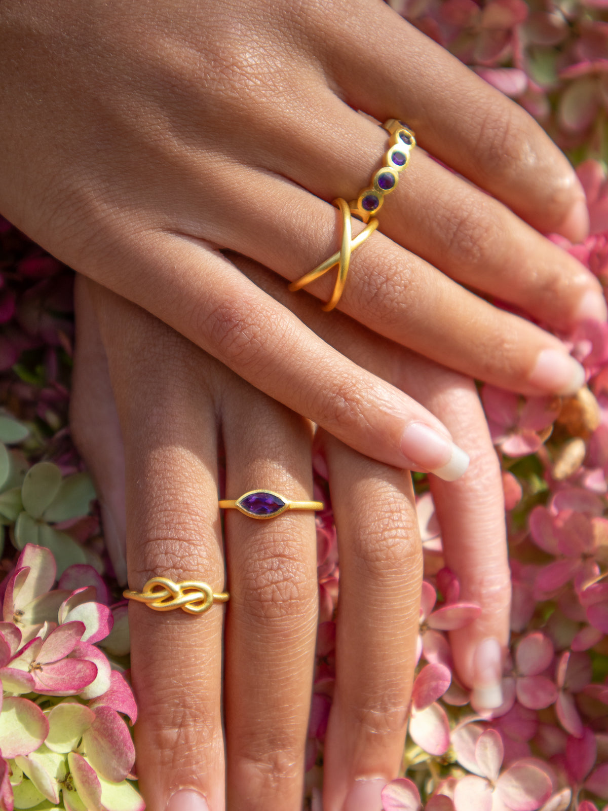Infinity Knot Ring from Ash & Rose