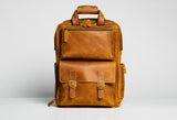The MANN Bag | Large Capacity Leather Camera Backpack from STEEL HORSE LEATHER