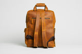 The MANN Bag | Large Capacity Leather Camera Backpack from STEEL HORSE LEATHER