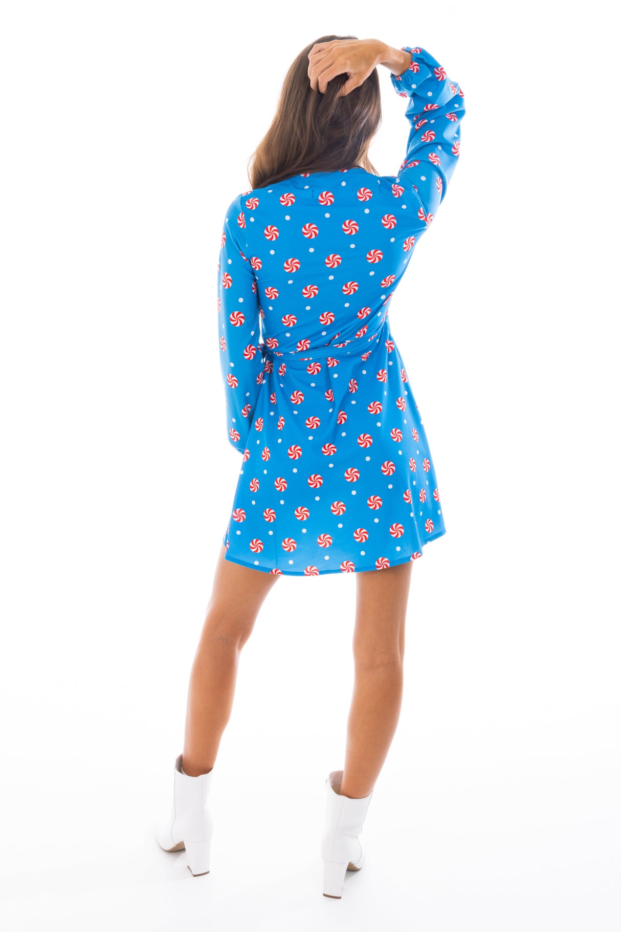 The Mint Condition | Holiday Peppermint Wrap Dress from Shinesty