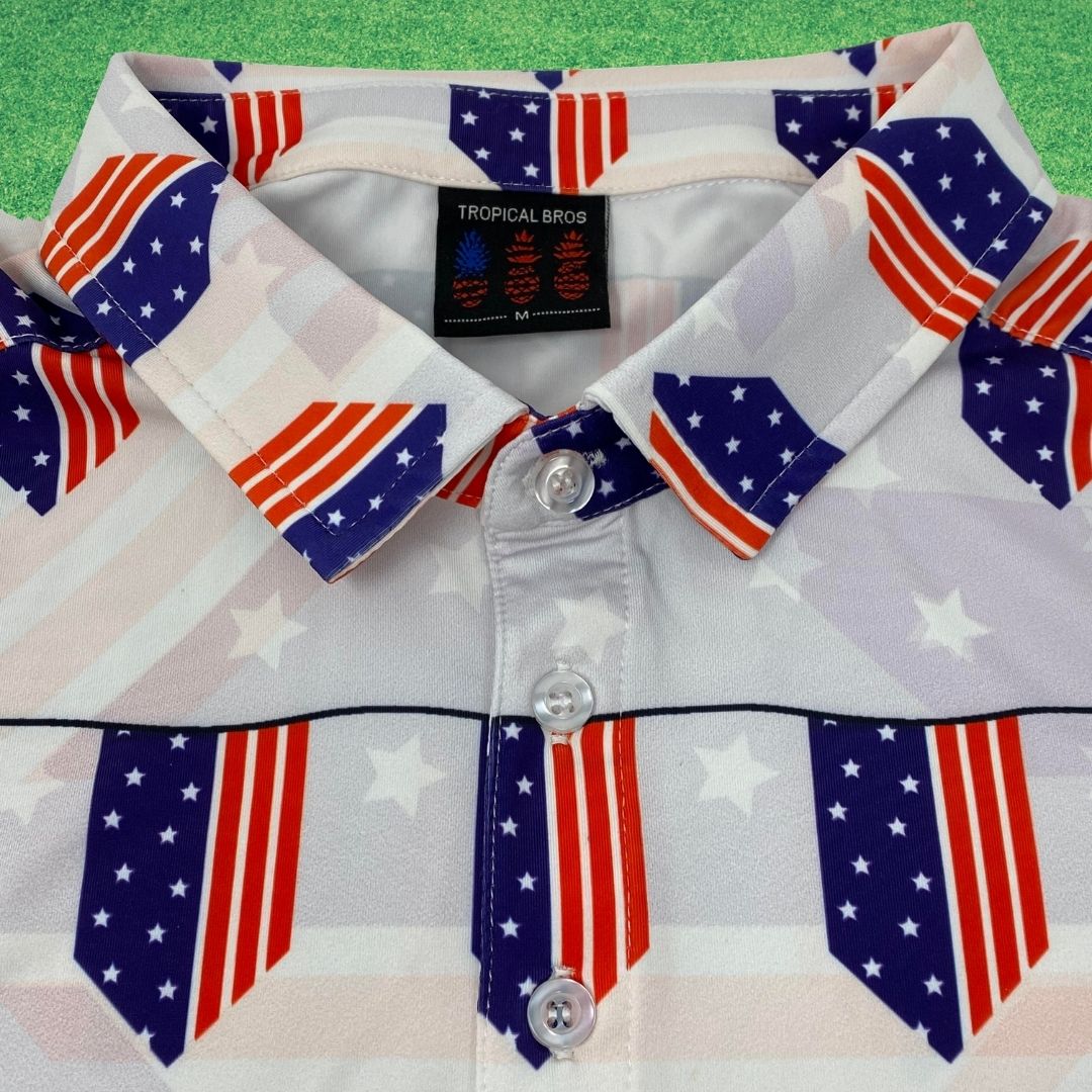 The Patriot USA Everyday Polo from Tropical Bros