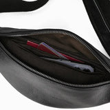 The Walcott Leather Waist Bag | Black Leather Fanny Pack from STEEL HORSE LEATHER