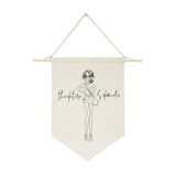 The Future is Female Hanging Wall Banner from The Cotton & Canvas Co.