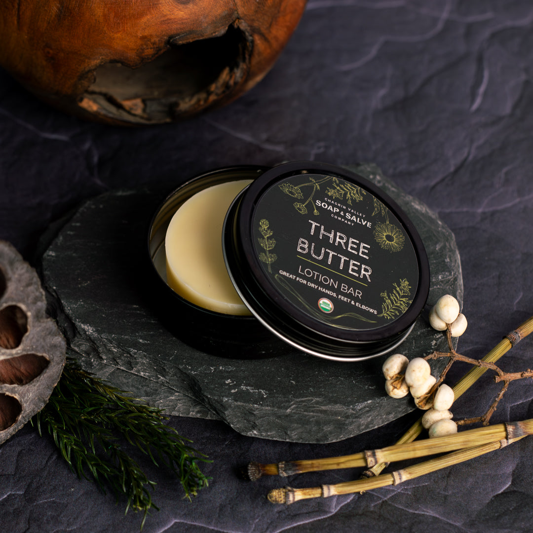 Lotion Bar: Three Butter From Chagrin Valley Soap & Salve