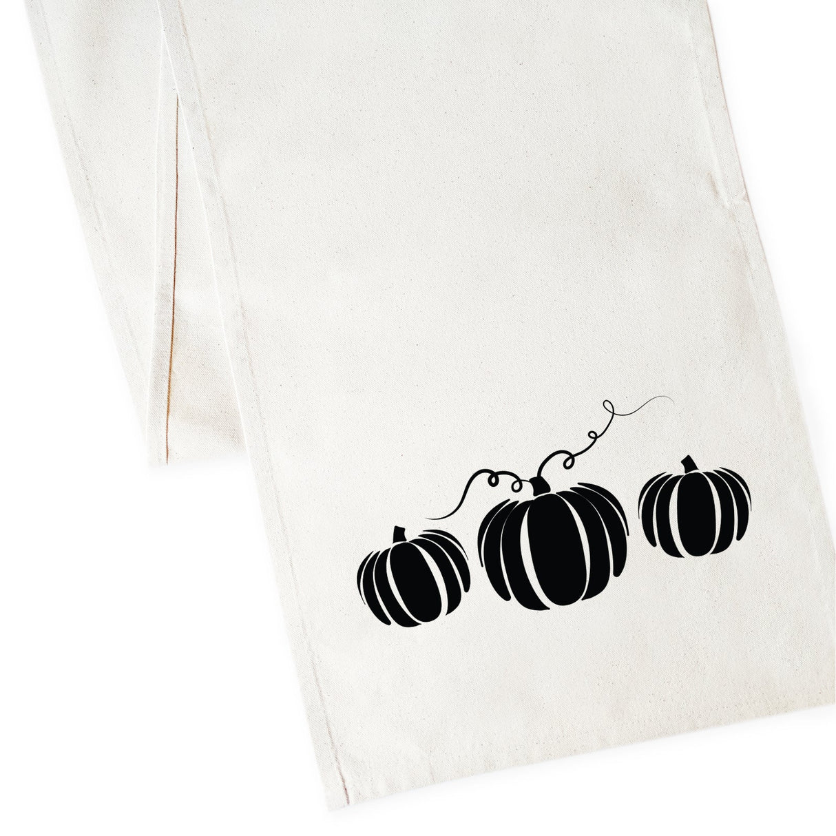 Pumpkin Cotton Canvas Table Runner from The Cotton & Canvas Co.