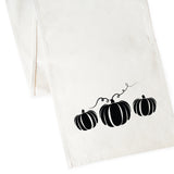 Pumpkin Cotton Canvas Table Runner from The Cotton & Canvas Co.