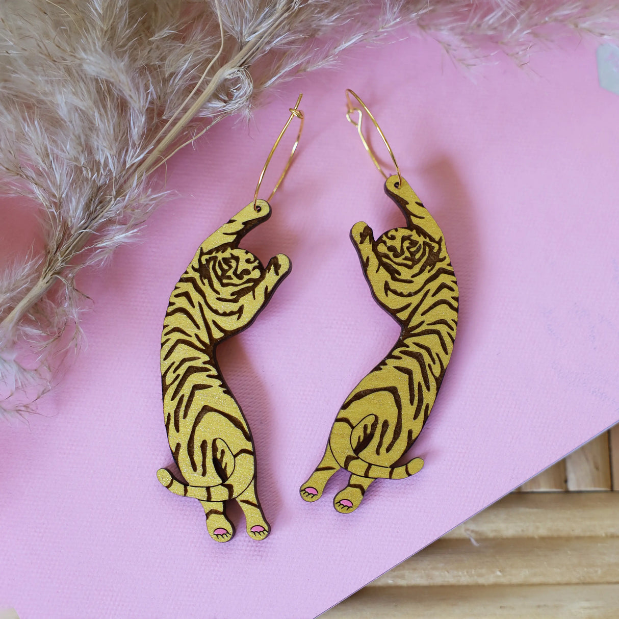 Tiger Hoops - 4 Colors Available from LE CHIC MIAMI