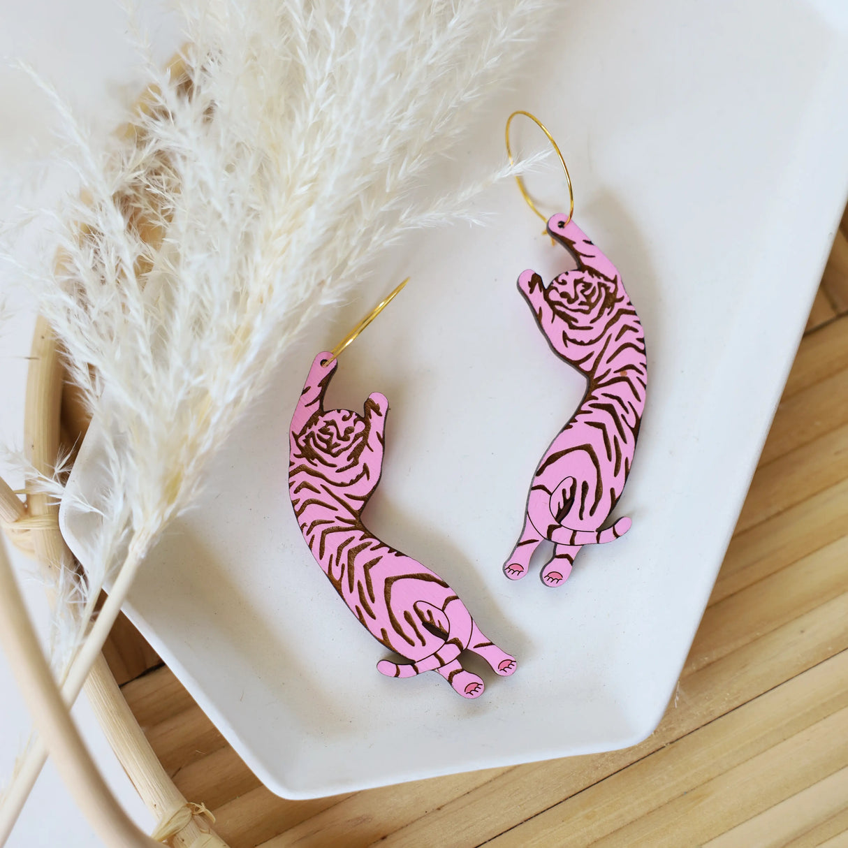 Tiger Hoops - 4 Colors Available from LE CHIC MIAMI