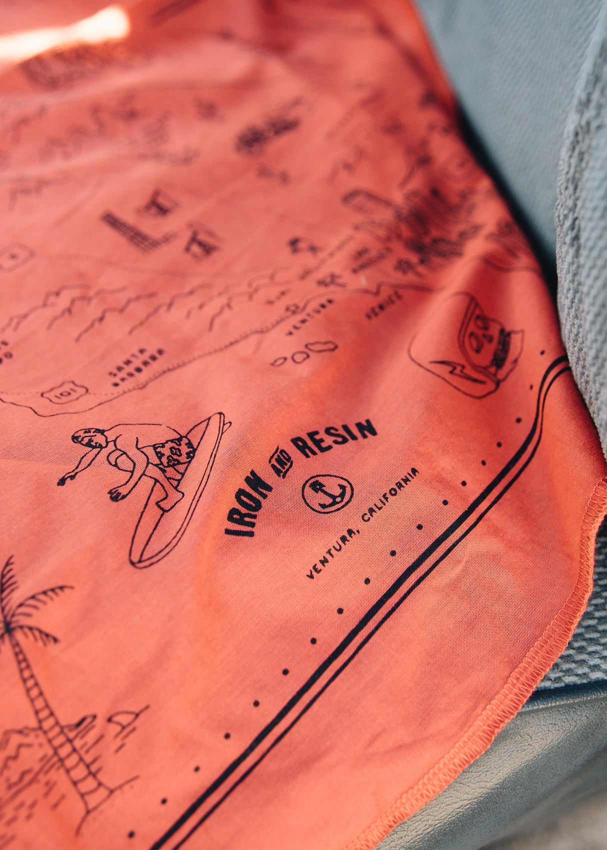 Golden State Bandana from Iron & Resin