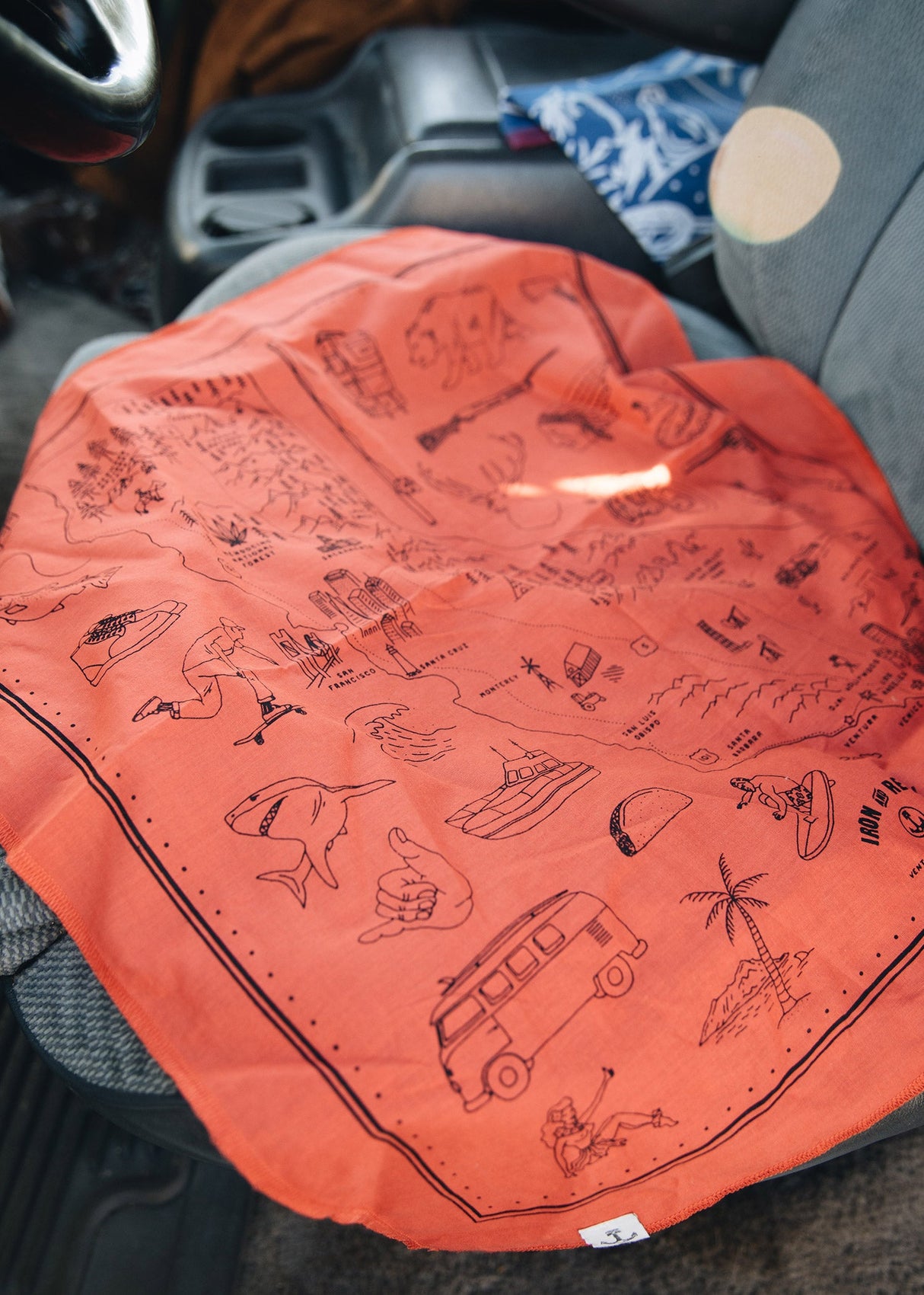 Golden State Bandana from Iron & Resin
