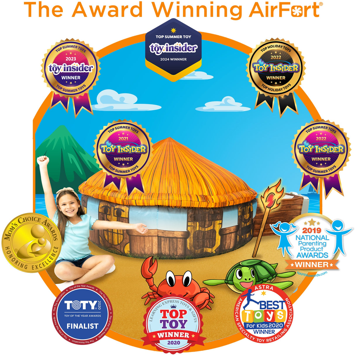 The Original AirFort - Tiki Hut from AirFort.com