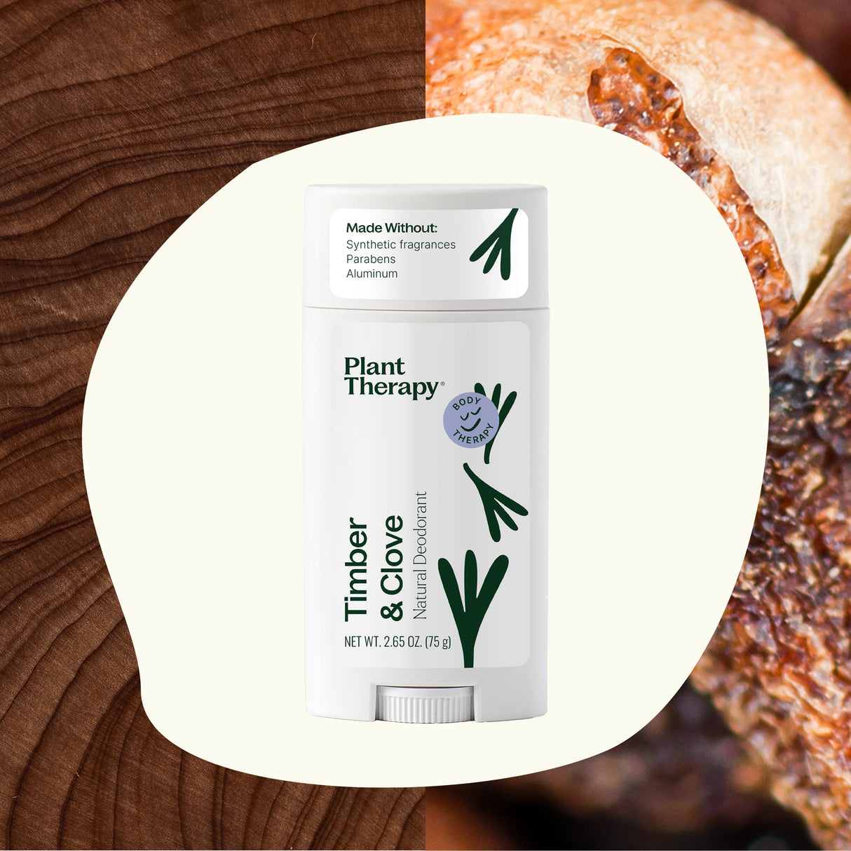 Timber & Clove Natural Deodorant from Plant Therapy