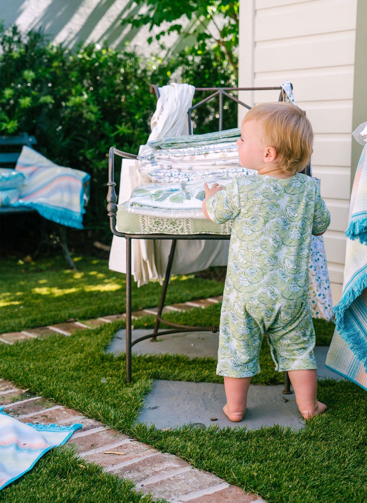 Walker Terry Romper - Hoppy Place from Timo & Violet