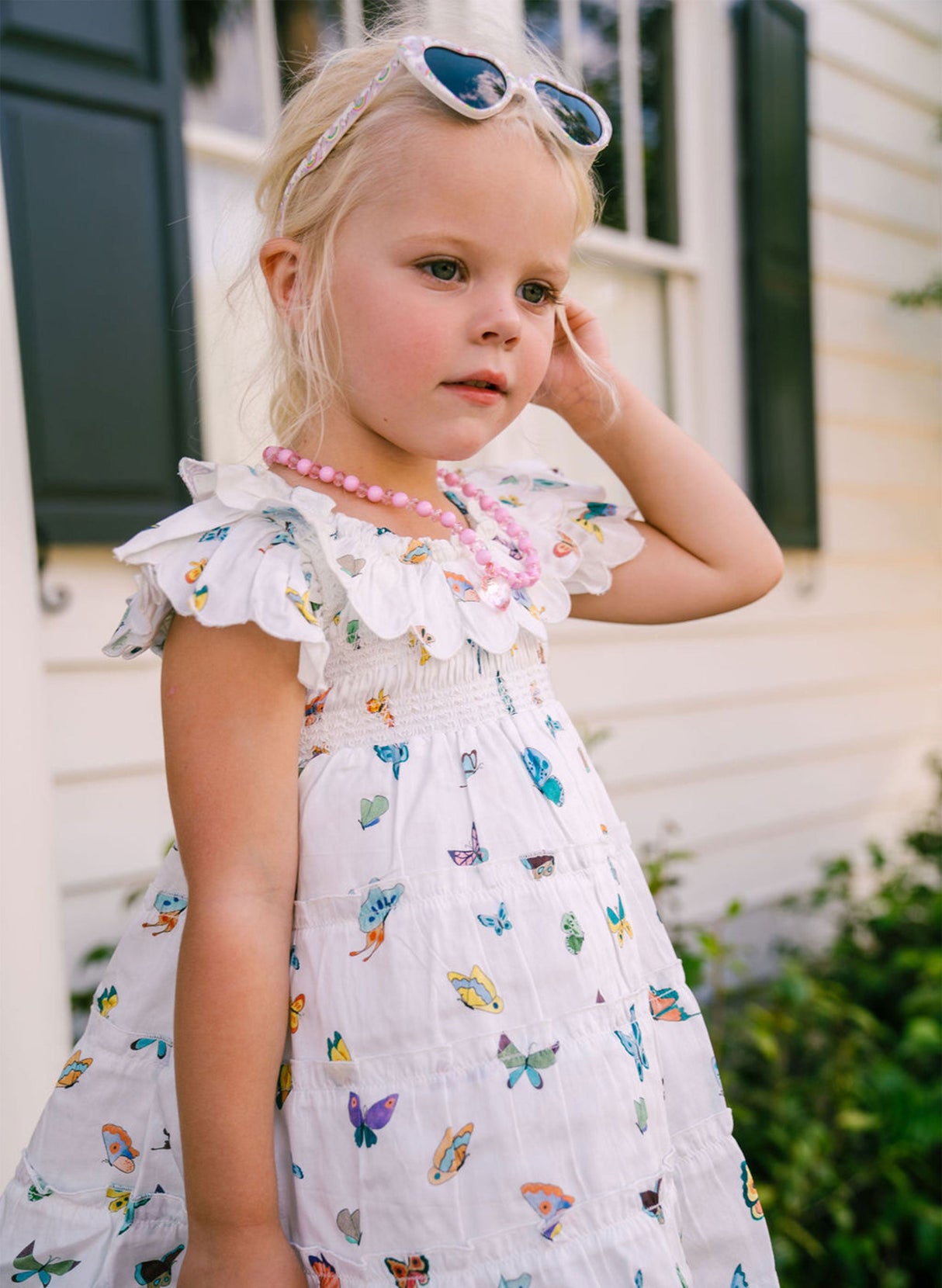 The Mimi Dress - Madame Butterfly Print from Timo & Violet