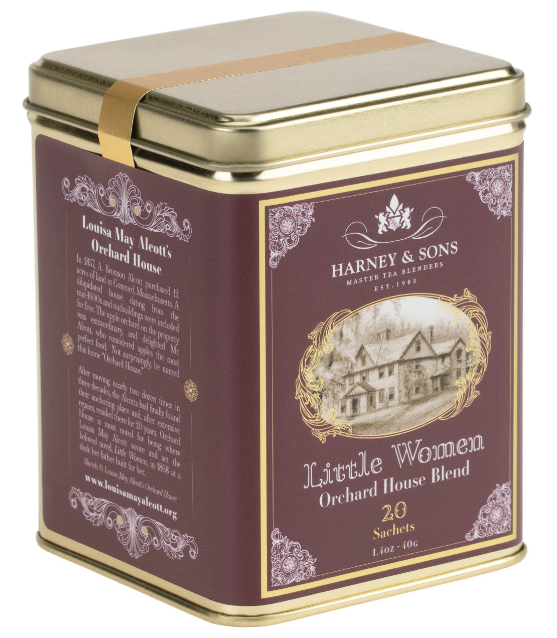 Little Women Orchard House Blend, Tin of 20 Sachets from Harney & Sons Fine Teas