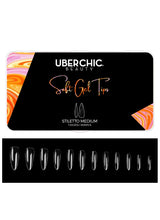 Soft Gel Tips: Stiletto - Medium (600 pcs) From UberChic Beauty
