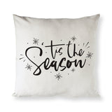 Tis The Season Christmas Holiday Pillow Cover from The Cotton & Canvas Co.