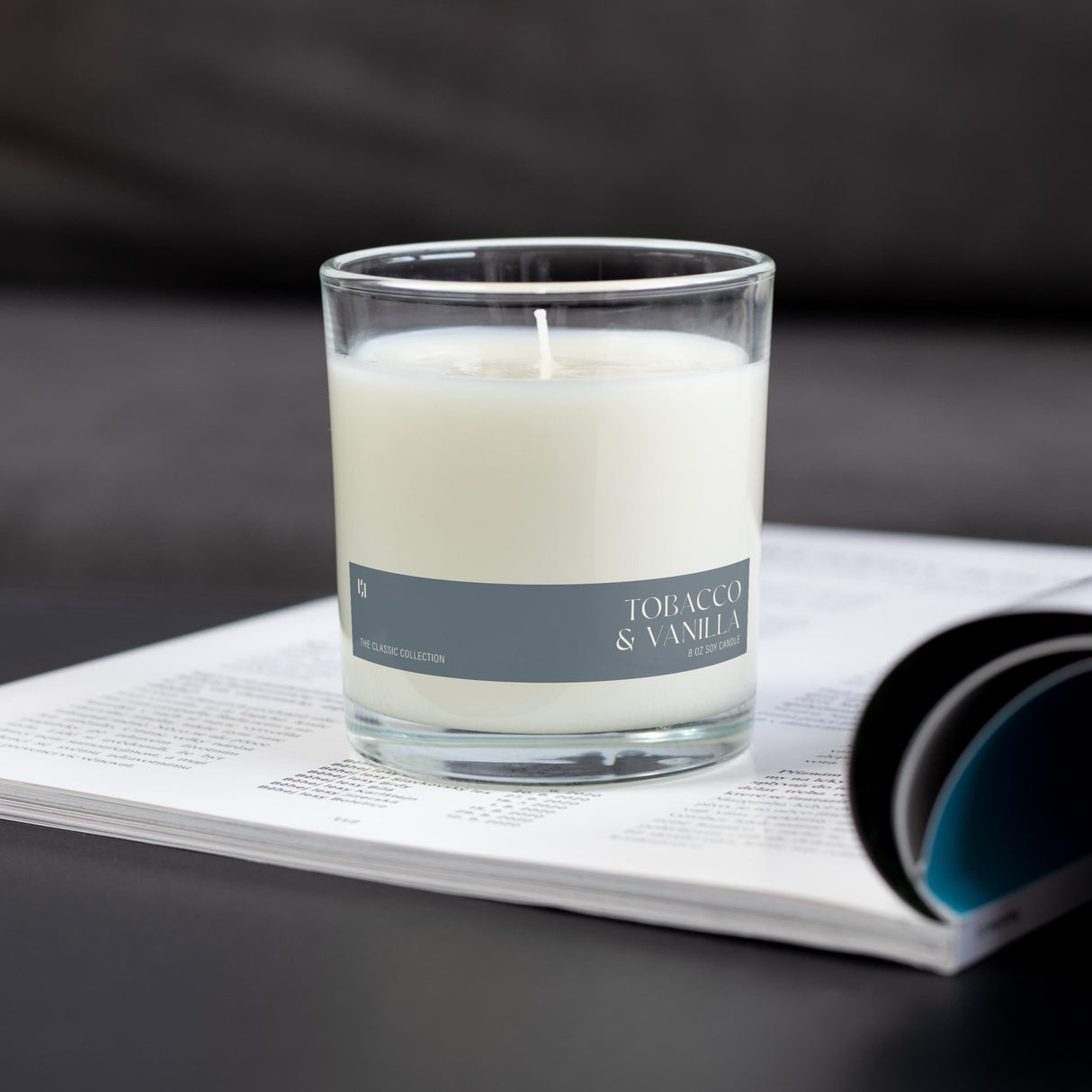 Tobacco Vanilla Candle from Pretty Honest Candles