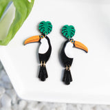Toco Toucan Stud Dangles from LE CHIC MIAMI