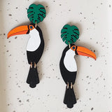 Toco Toucan Stud Dangles from LE CHIC MIAMI