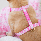 Frenchie Strap Harness - Toile- Pink from Frenchie Bulldog