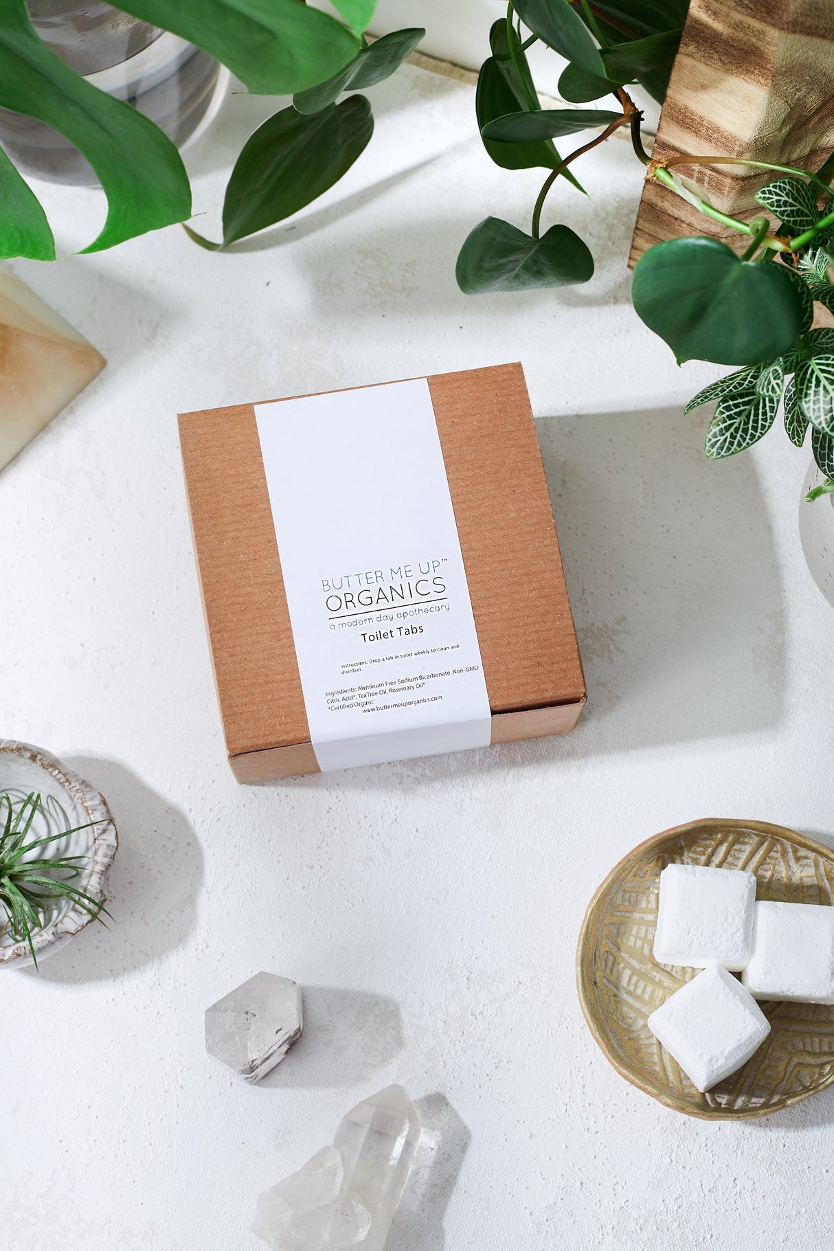 Organic Toilet Tabs / Antibacterial / Toilet Cleaning from Butter Me Up Organics